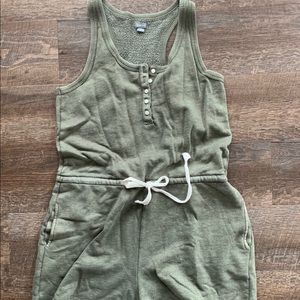 Aerie tank henley romper